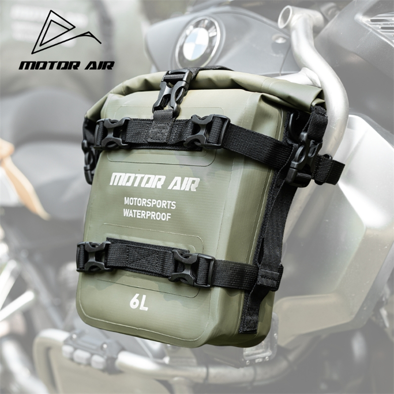 Motorcycle Gear With Airbag - Motor Air 6L Motorcycle Bag Army