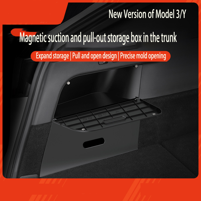 Tail Bag Rack - Car trunk side storage box magnetic