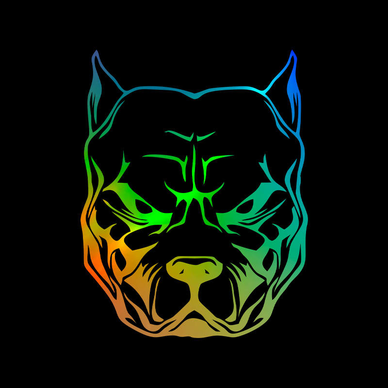 Motorcycle Sticker dog pattern - Motorcycle Gear Pattern ulasan dan harga