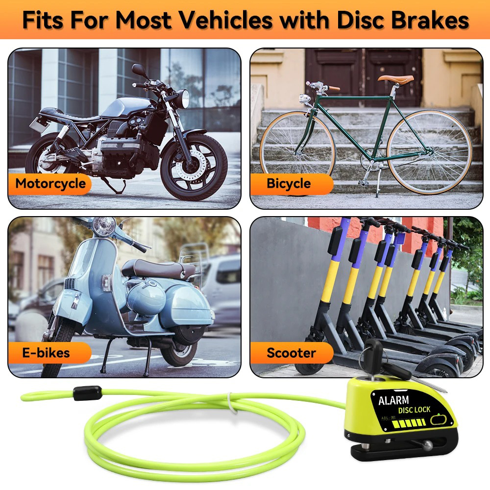 Gadpow Motorcycle Lock Recharg - Disc Lock Brake ulasan dan harga