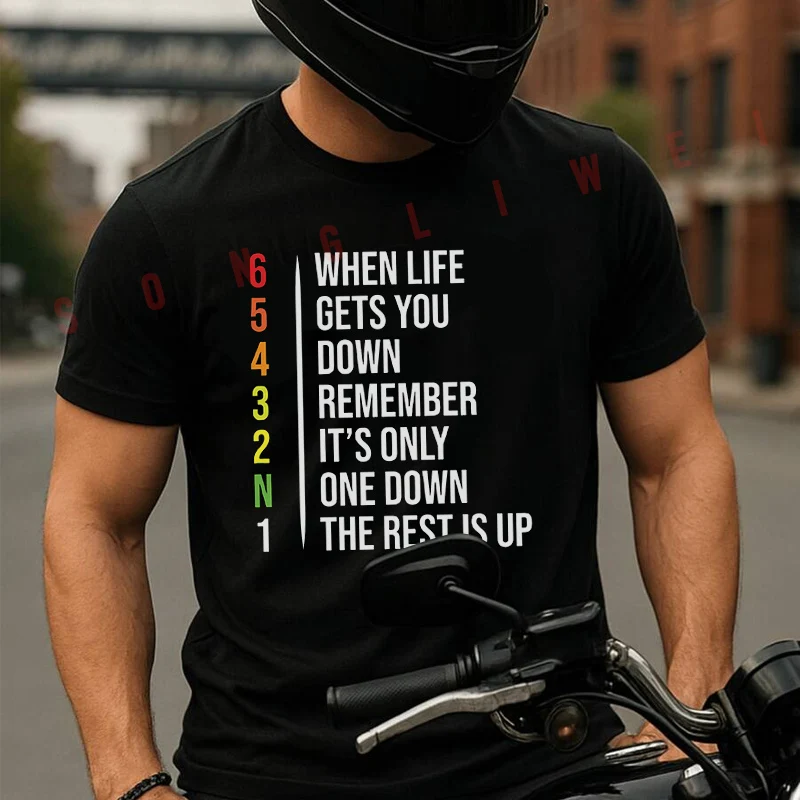 Moto Cotton T-Shirt Motorcycle - Motorcycle Gear Quotes ulasan dan harga