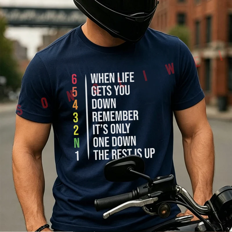 Moto Cotton T-Shirt Motorcycle - Motorcycle Gear Quotes ulasan dan harga