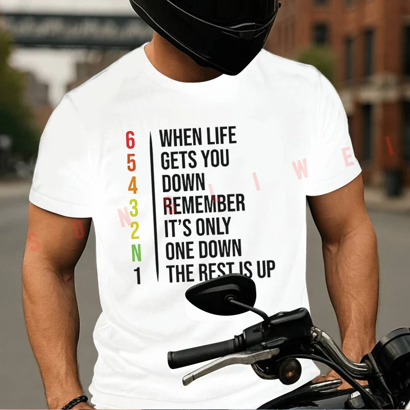 Moto Cotton T-Shirt Motorcycle - Motorcycle Gear Quotes ulasan dan harga