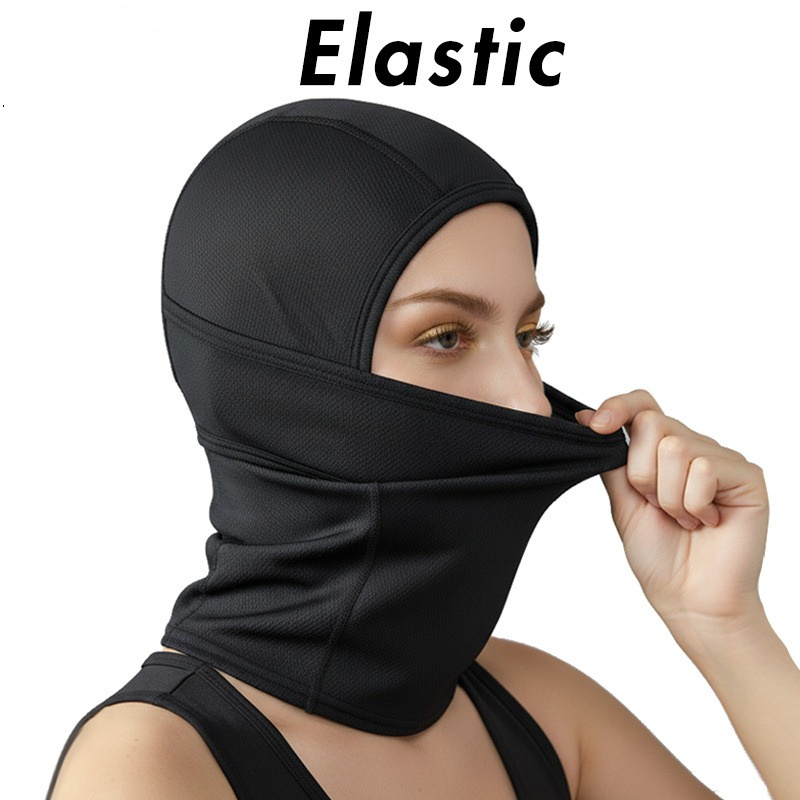 Black Balaclava Size S Quick D - Helmet Full Face ulasan dan harga