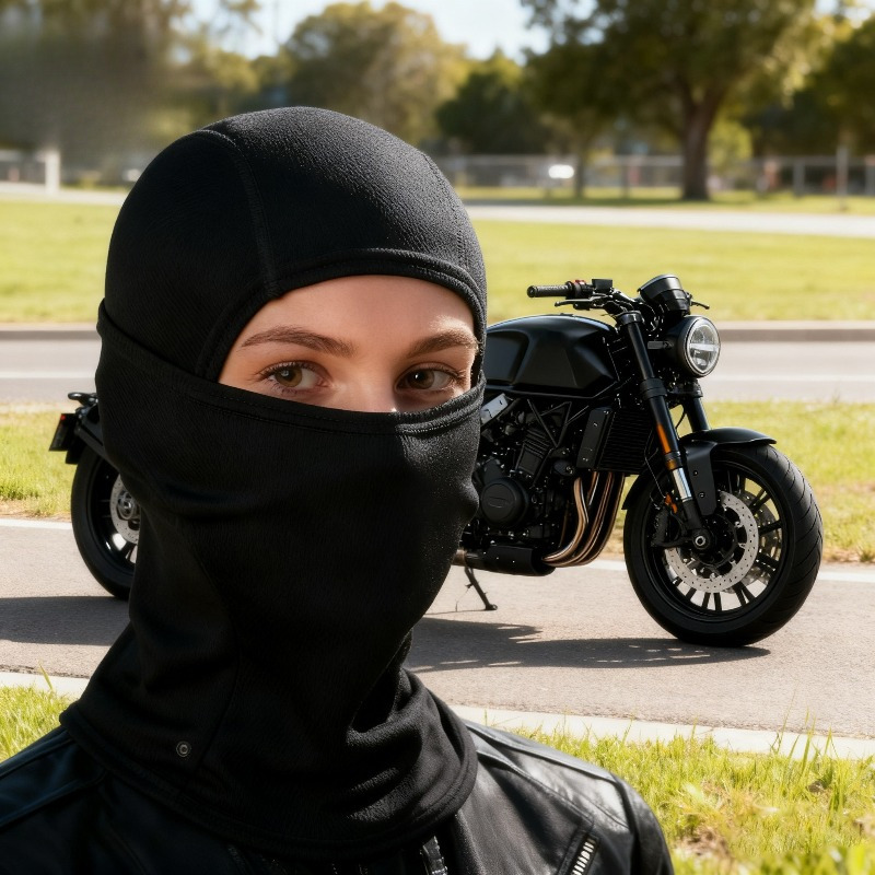 Black Balaclava Size S Quick D - Helmet Full Face ulasan dan harga