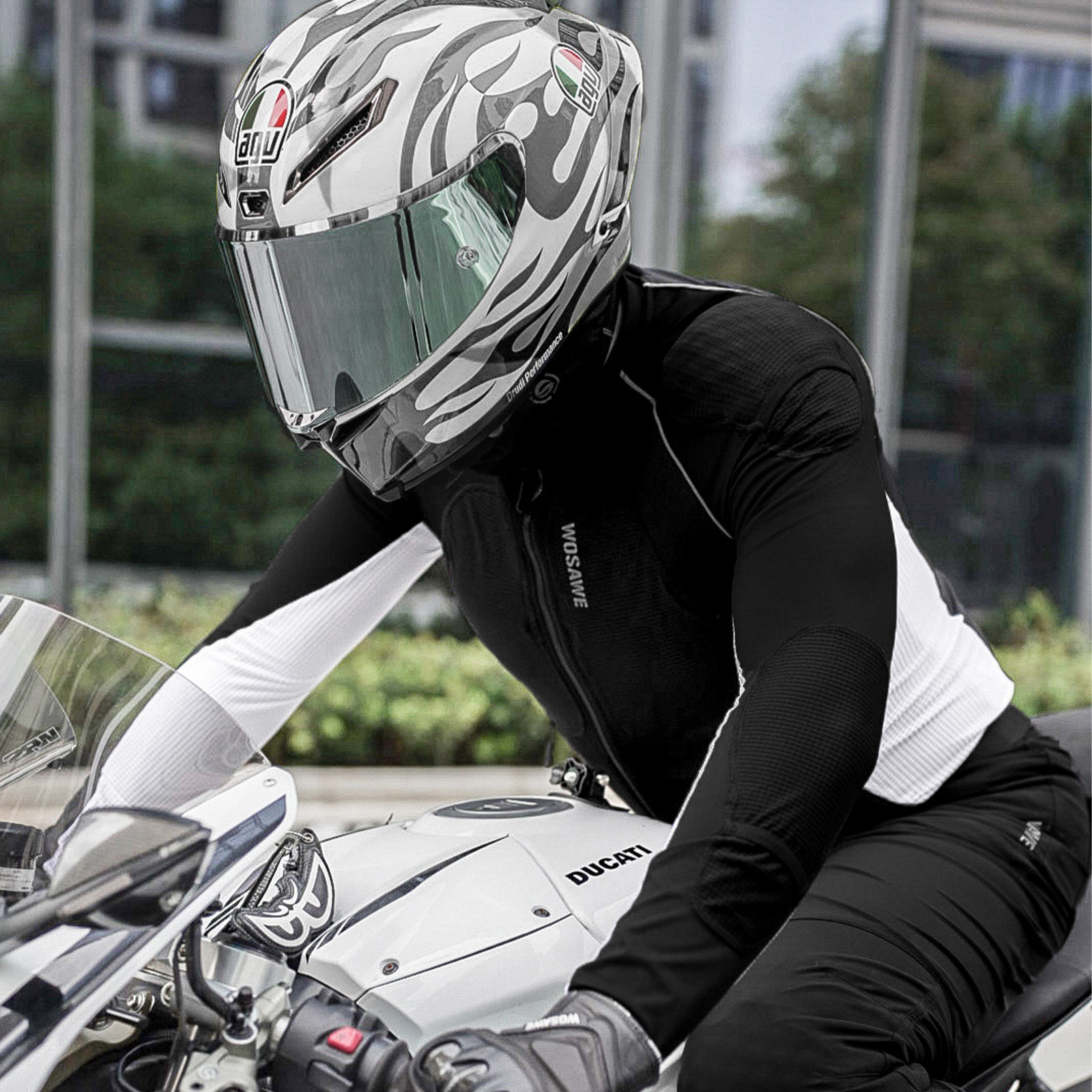 WOSAWE Men Motorcycle Riding J - Motorcycle Gear Jacket ulasan dan harga