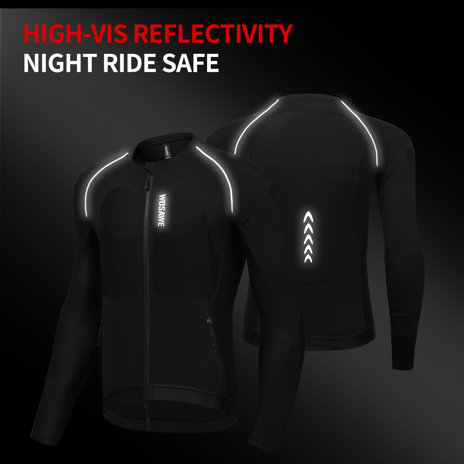 WOSAWE Men Motorcycle Riding J - Motorcycle Gear Jacket ulasan dan harga