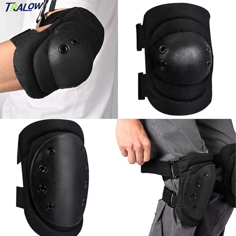 TRALOW 4in1 Knee Elbow Wrist P - Knee Guard Hard ulasan dan harga