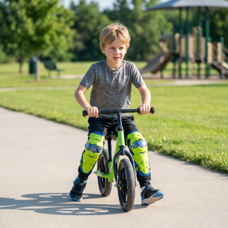 KN01H Kids Youth Motorcycle Of - Knee Guard Hard ulasan dan harga