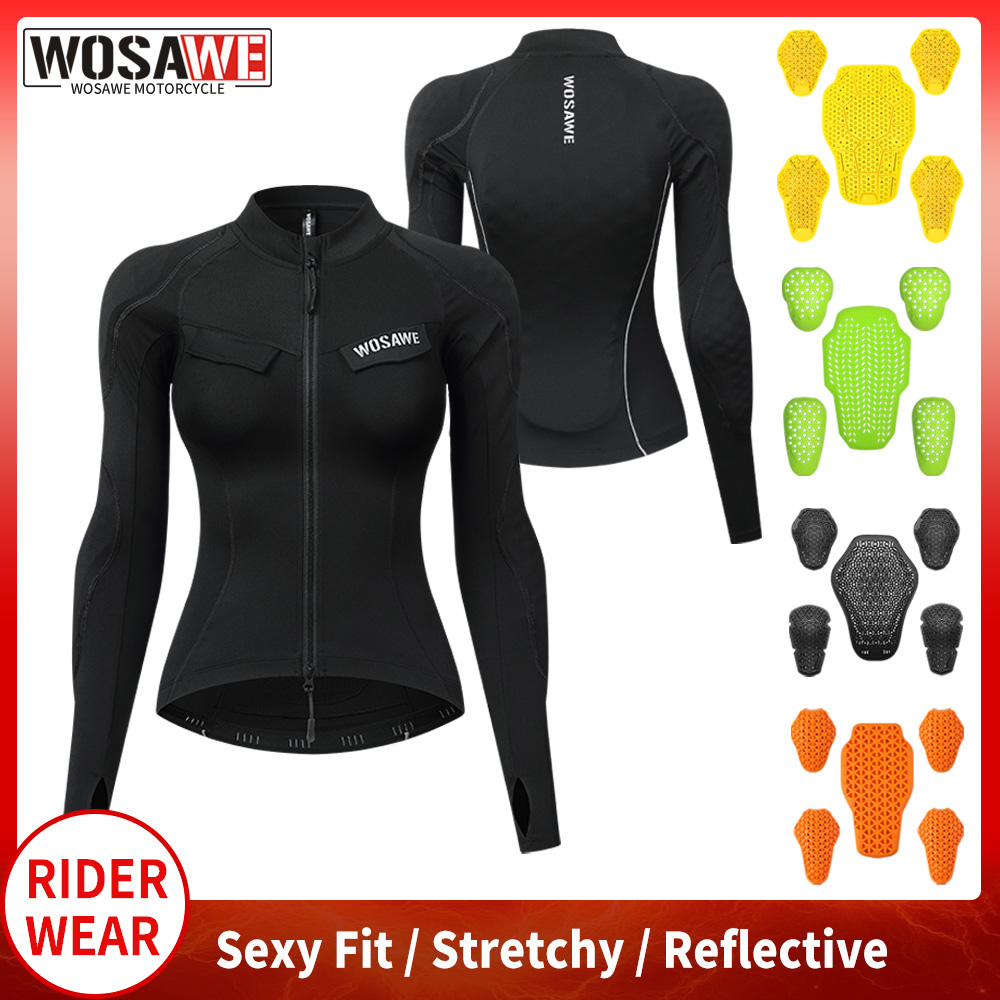 WOSAWE Women Motorcycle Jacket - Motorcycle Gear Jacket Women ulasan dan harga