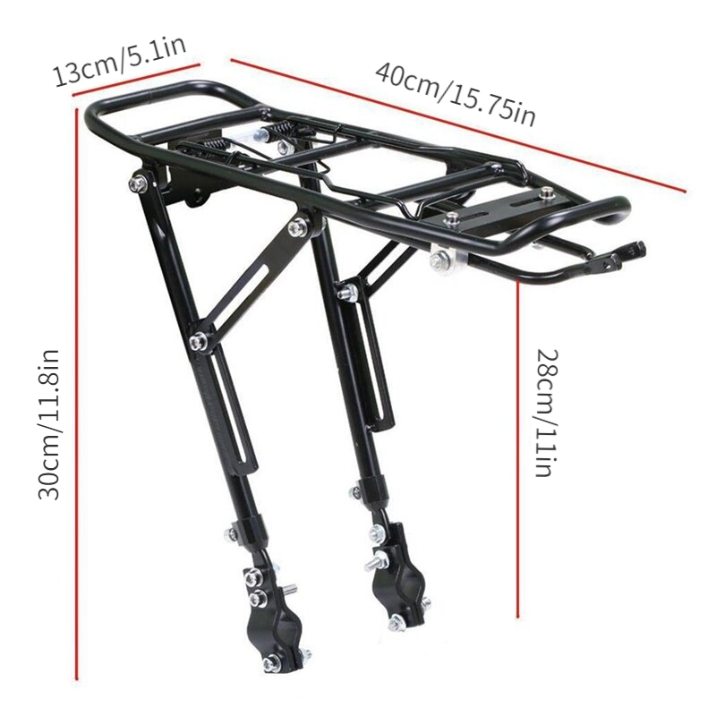 1PC Alloy Rear Bicycle  Rack C - Tail Bag Rack ulasan dan harga