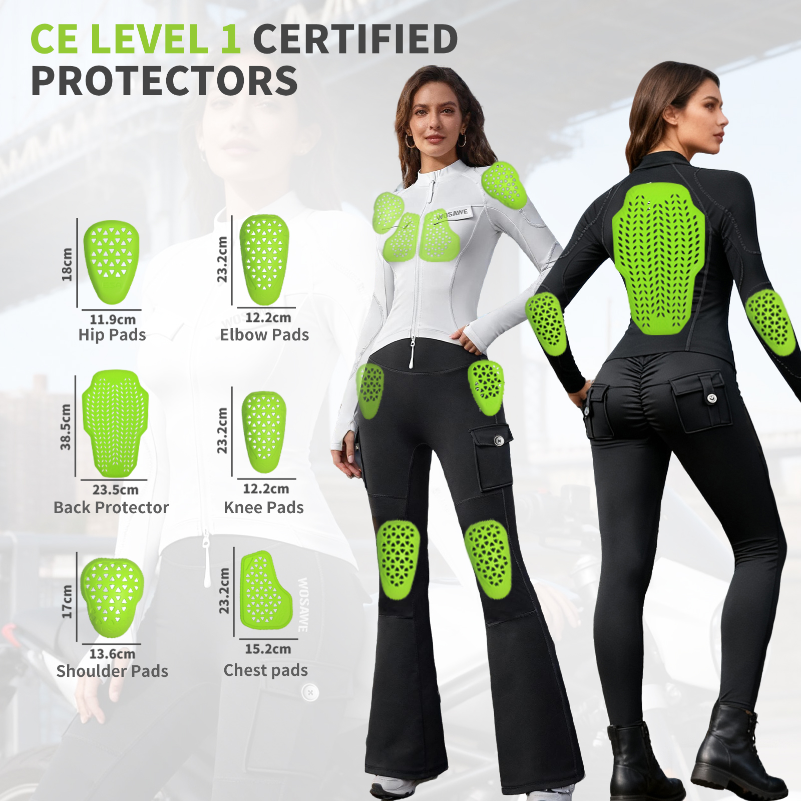 WOSAWE Motorcycle Jacket Inser - Motorcycle Gear Jacket ulasan dan harga