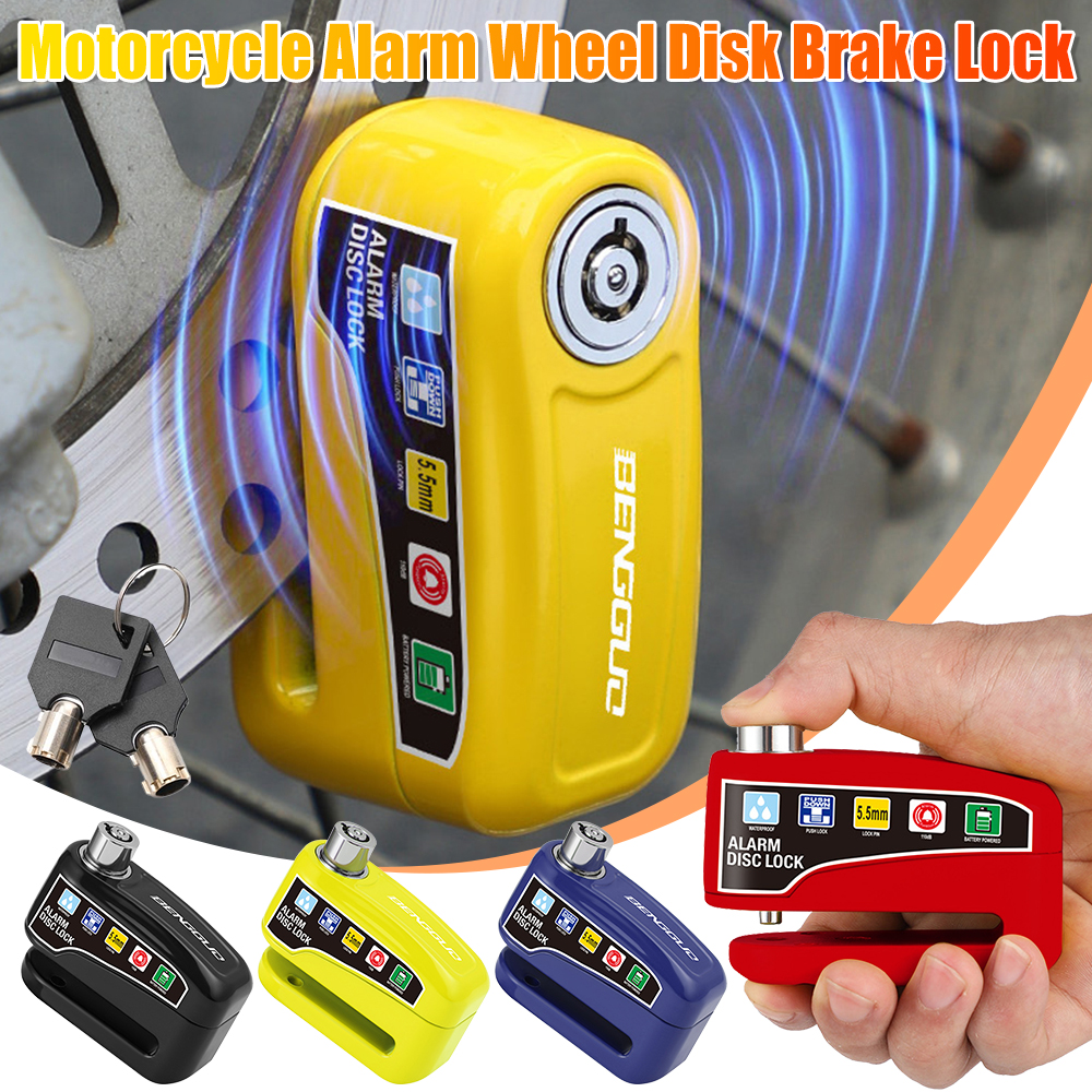 110dB Loud Anti-Theft Motorcyc - Disc Lock Brake ulasan dan harga