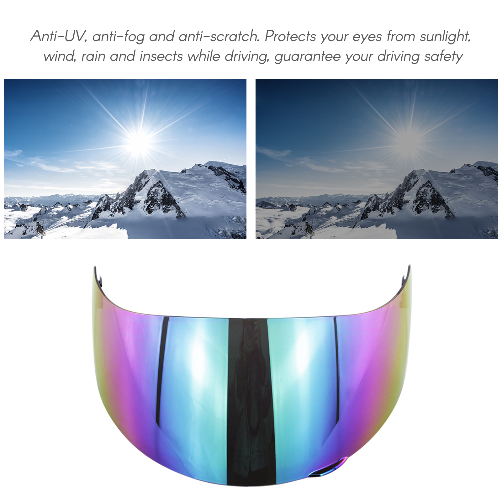 Motorcycle Wind Shield Helmet  - Helmet Full Face ulasan dan harga