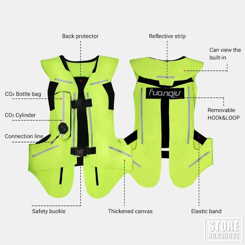 Motorcycle Airbag Vest Reflect - Motorcycle Gear With Airbag ulasan dan harga