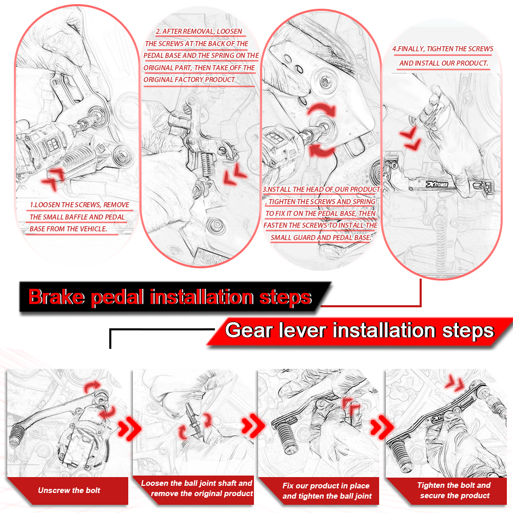 Motorcycle Gear Shifter Shift  - Motorcycle Gear Shifter ulasan dan harga