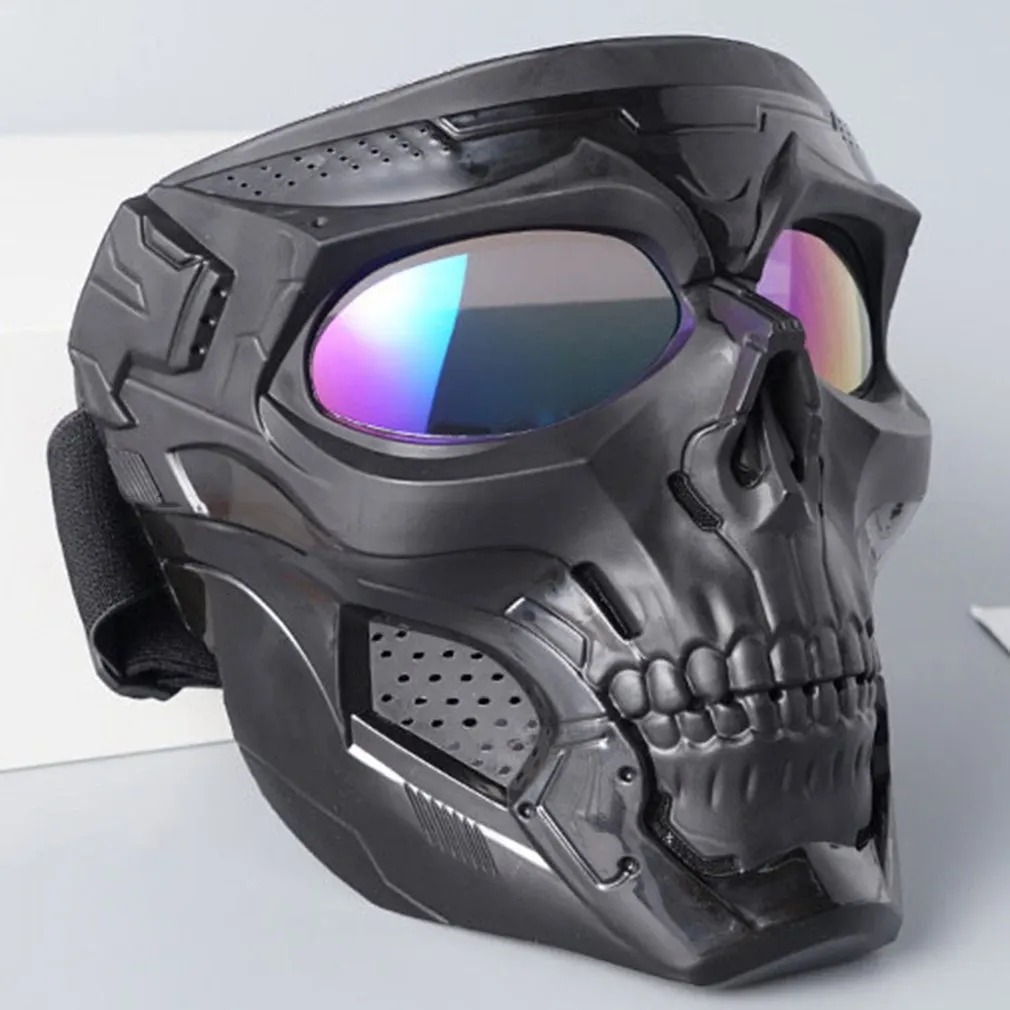 Face Mask Outdoor Riding Windp - Helmet Full Face ulasan dan harga