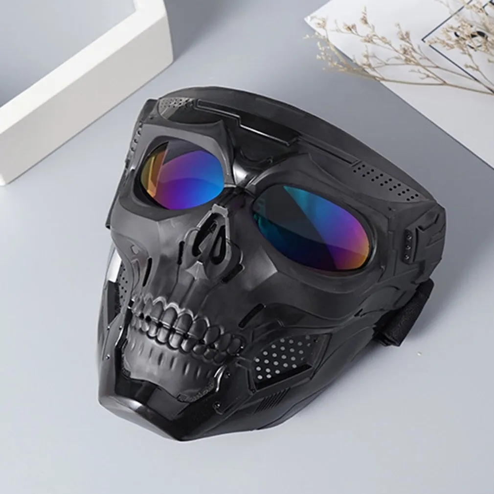 Face Mask Outdoor Riding Windp - Helmet Full Face ulasan dan harga