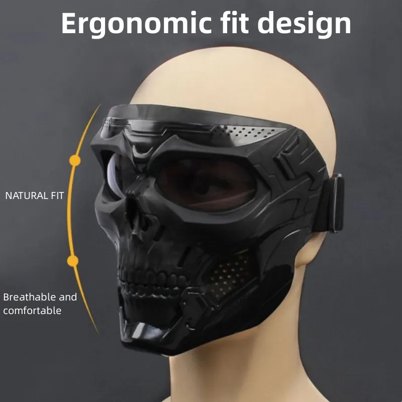 Face Mask Outdoor Riding Windp - Helmet Full Face ulasan dan harga
