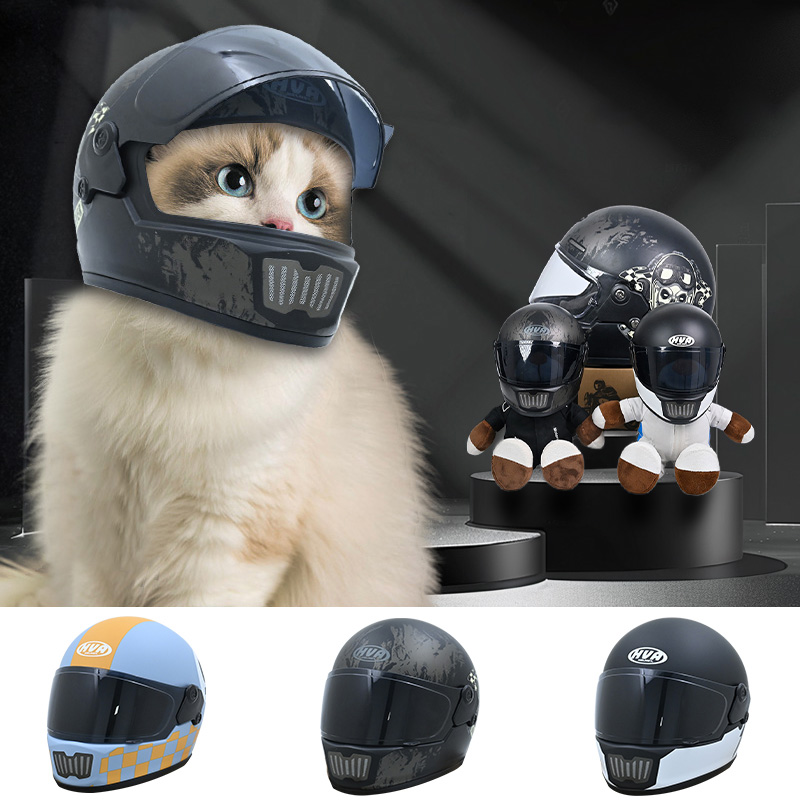 HVA Small Pet Motorcycle Helme - Helmet Full Face ulasan dan harga