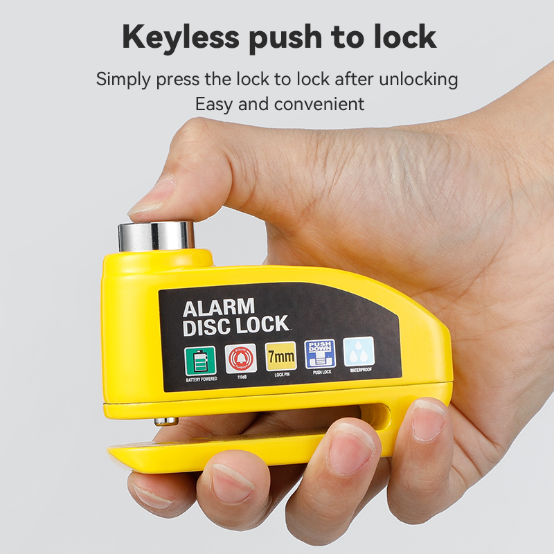 Motorcycle Alarm Lock Wheel Di - Disc Lock Brake ulasan dan harga