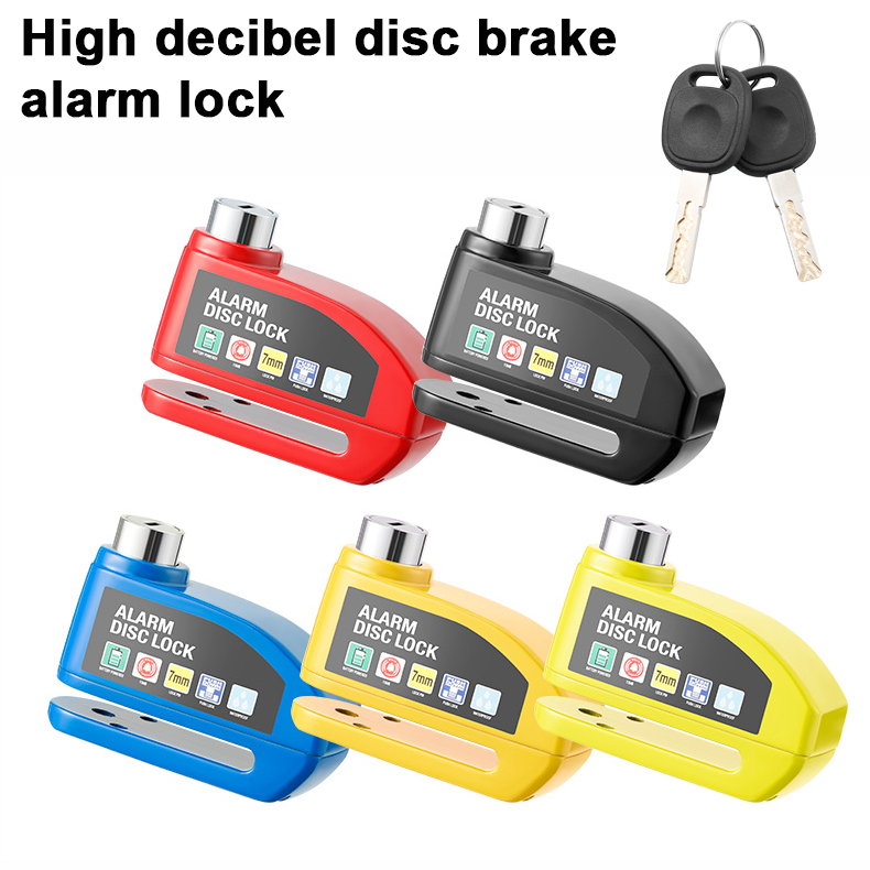 Motorcycle Alarm Lock Wheel Di - Disc Lock Brake ulasan dan harga