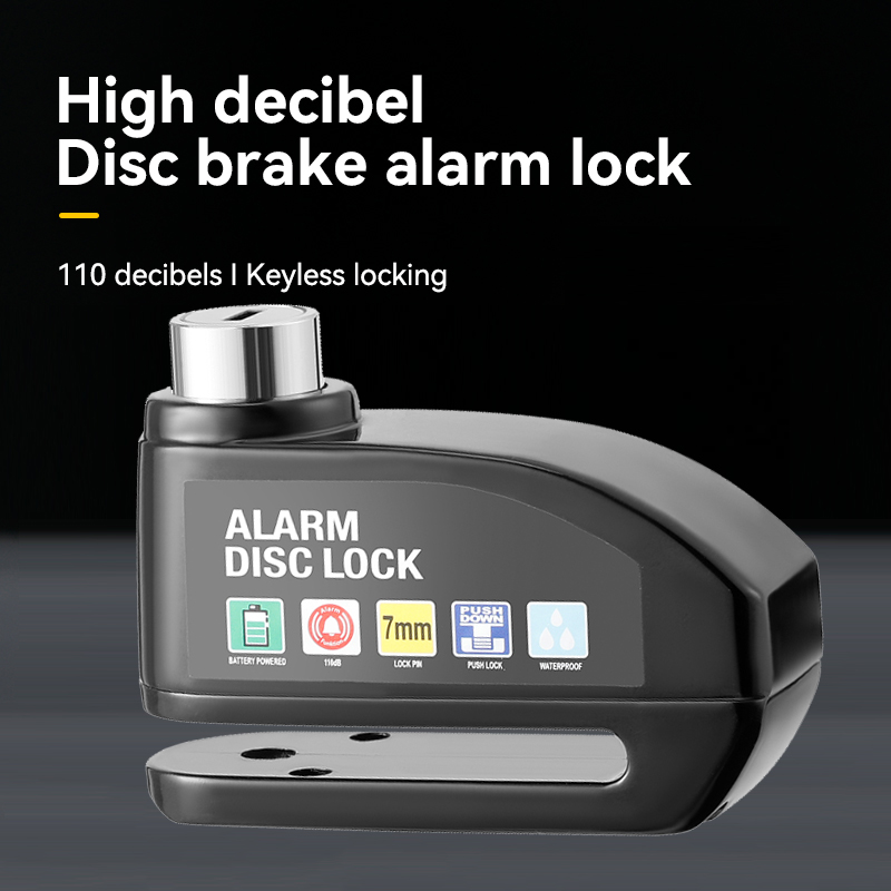 Motorcycle Alarm Lock Wheel Di - Disc Lock Brake ulasan dan harga