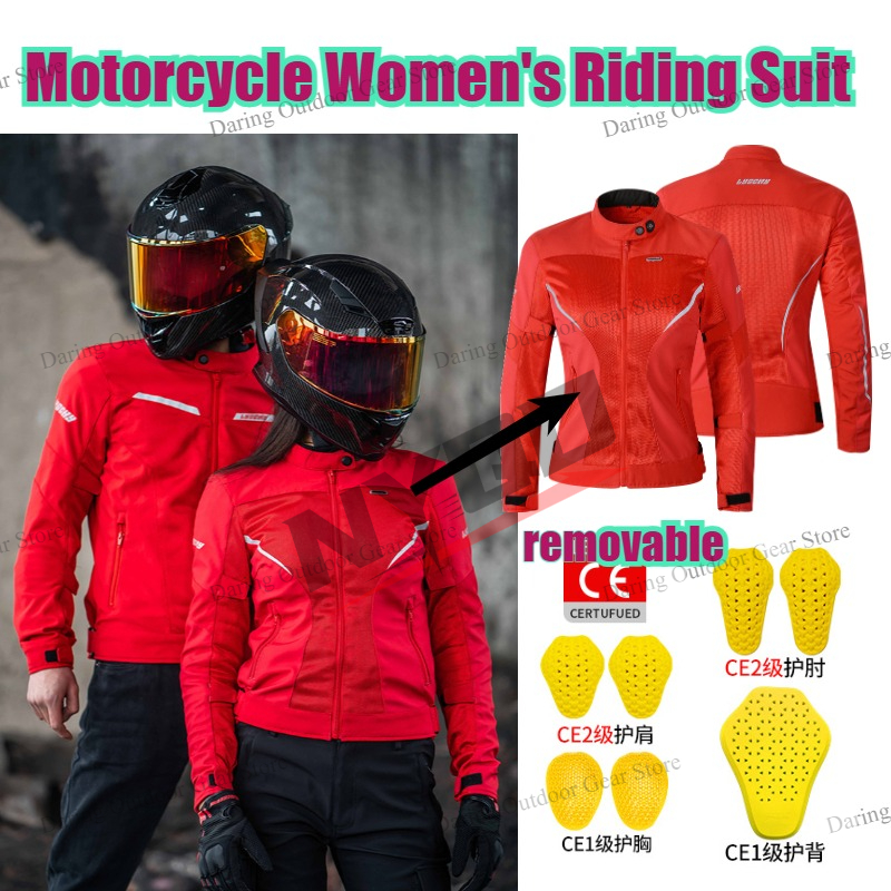 Women Motorcycle Riding Jacket - Motorcycle Gear Jacket Women ulasan dan harga