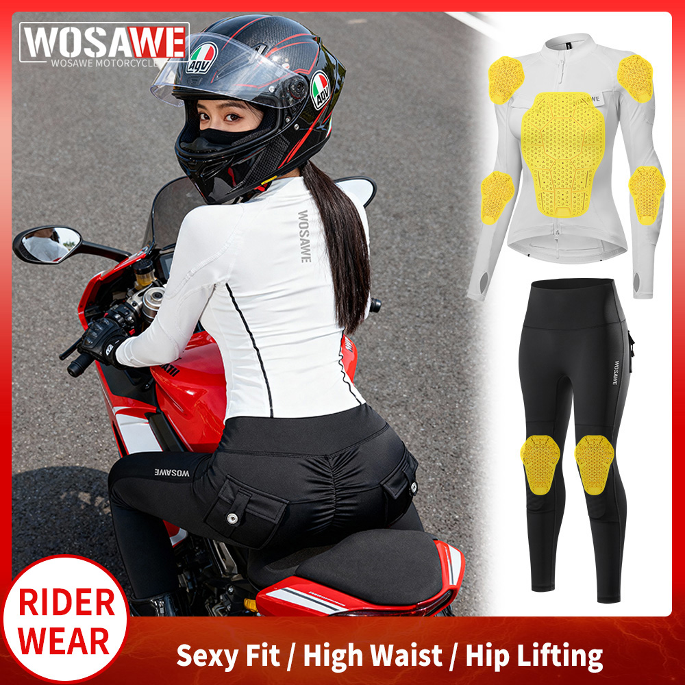 WOSAWE Women Motorcycle Jacket - Motorcycle Gear Jacket Women ulasan dan harga
