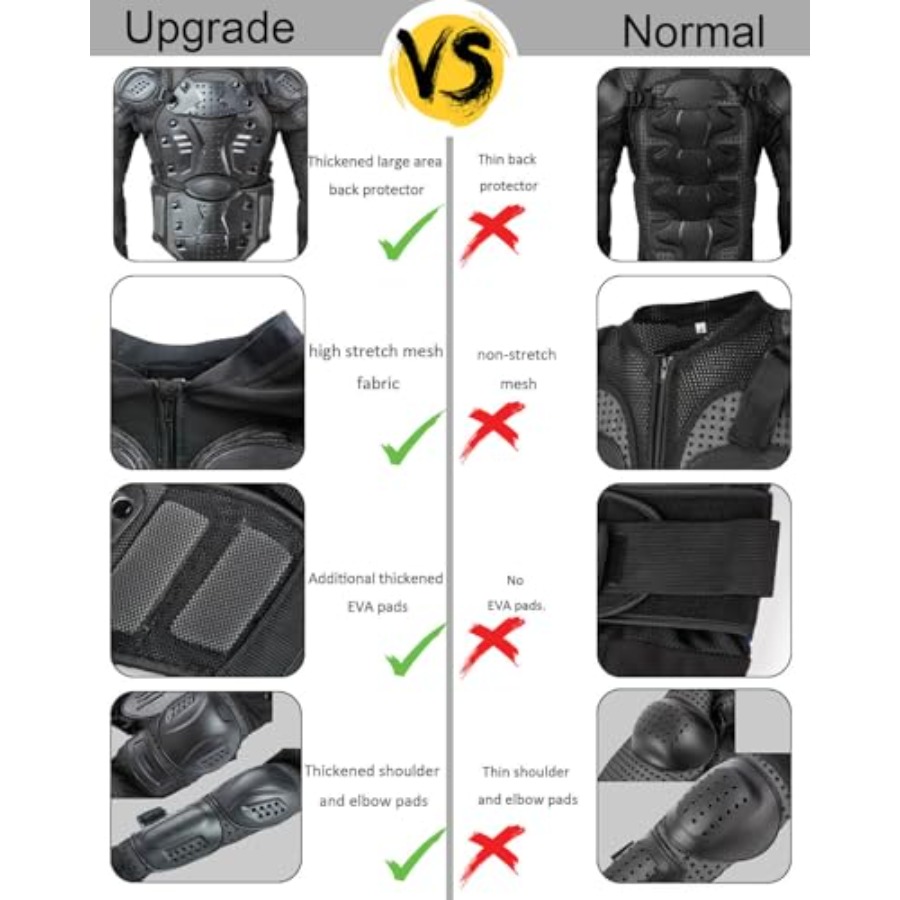 Motorcycle Jacket Armor Suit-D - Motorcycle Gear Jacket ulasan dan harga