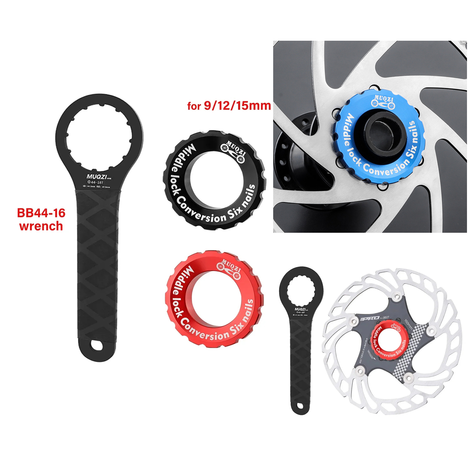 9/12/15mm Bicycle Centerlock L - Disc Lock Brake ulasan dan harga